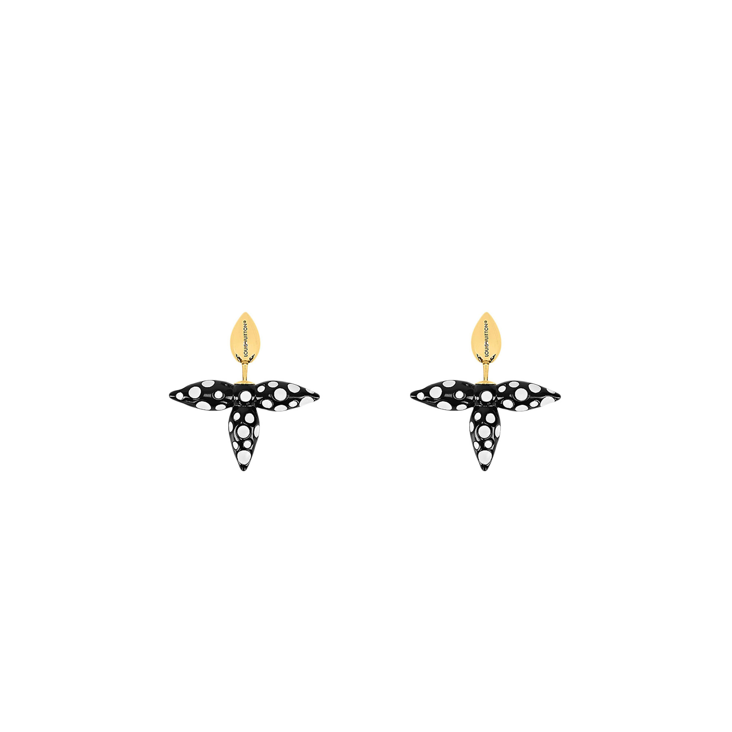 l**is V*t*n x yayoi kusama l**isette infinity dots earrings m01073